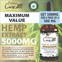 Hemp Extract - 5000 MG | 1-Pack OR 2-Pack Hemp Extract - 5000 MG | 1-Pack OR 2-Pack