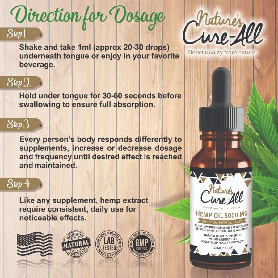 Hemp Extract - 5000 MG | 1-Pack OR 2-Pack Hemp Extract - 5000 MG | 1-Pack OR 2-Pack