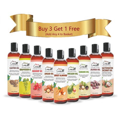 Carrier Oil Set | 100% Pure & Natural Carrier Oil Set | 100% Pure & Natural