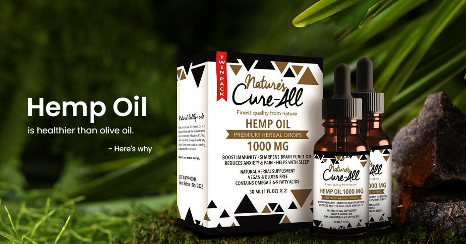 Hemp oil is healthier than olive oil - Here's why