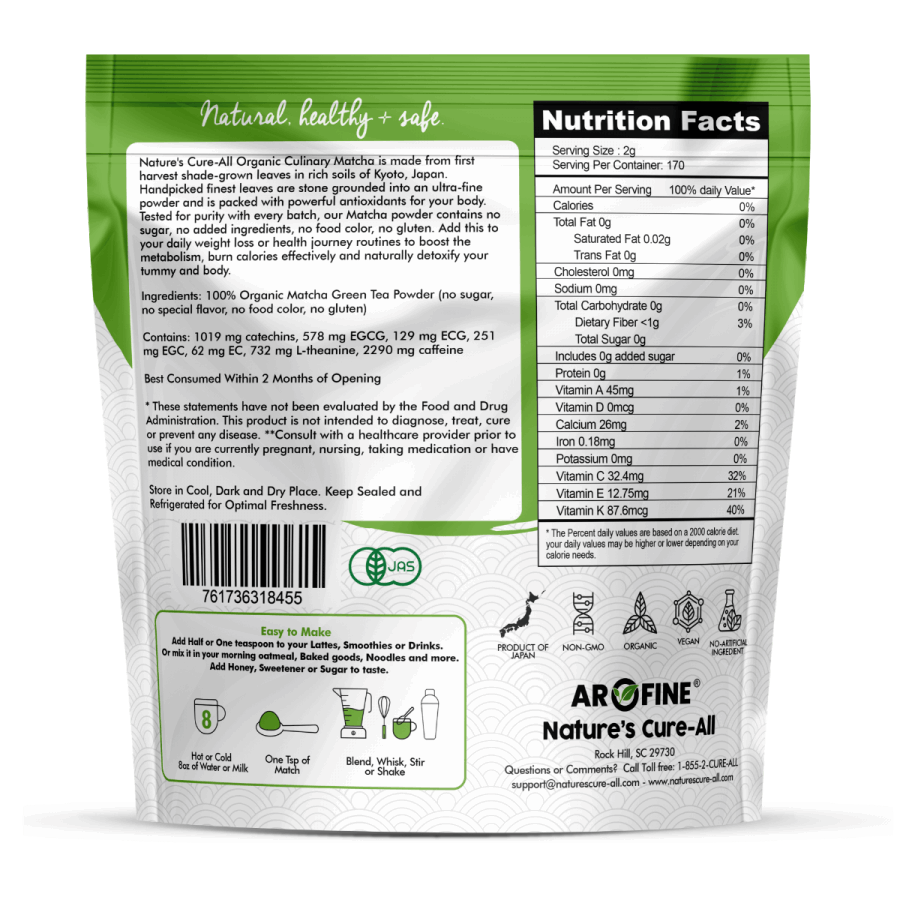 Organic Matcha Green Tea Powder